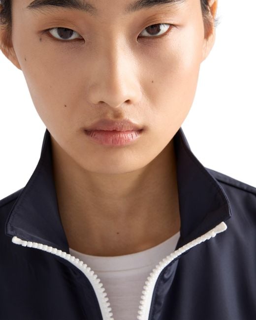 Prada Blue Re-Nylon Blouson Jacket