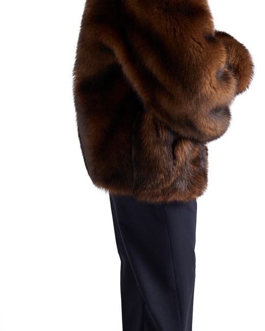Prada Brown Shearling Jacket