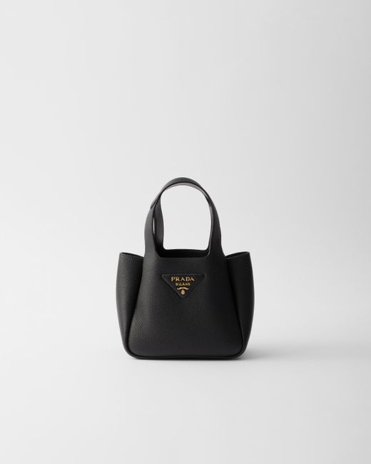 Prada Black Mini-Handtasche Aus Leder