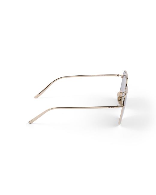 Prada Gray Eyewear Collection Sunglasses