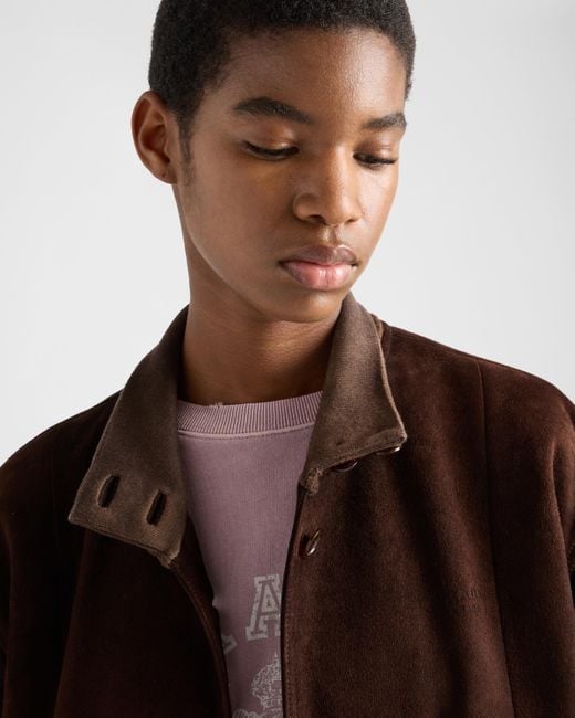 Prada Brown Suede Jacket