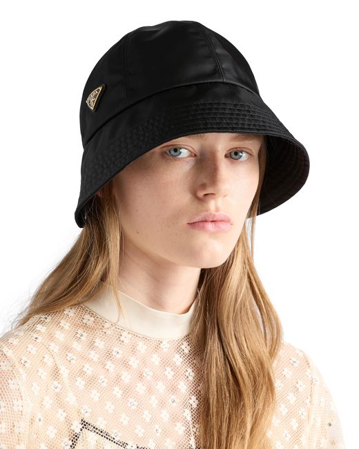 Prada Black Re-Nylon Hat