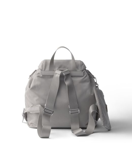 Zaino Medium di Prada in Gray