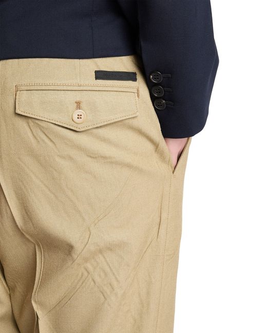Prada Natural Silk Pants for men