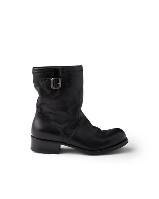 Stivaletti di Prada in Black da Uomo
