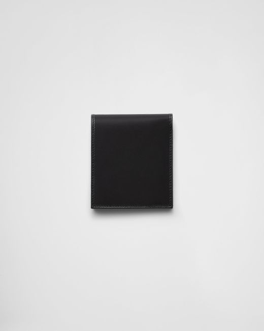 Prada Portemonnaie Mit Logo-Schild in Black für Herren