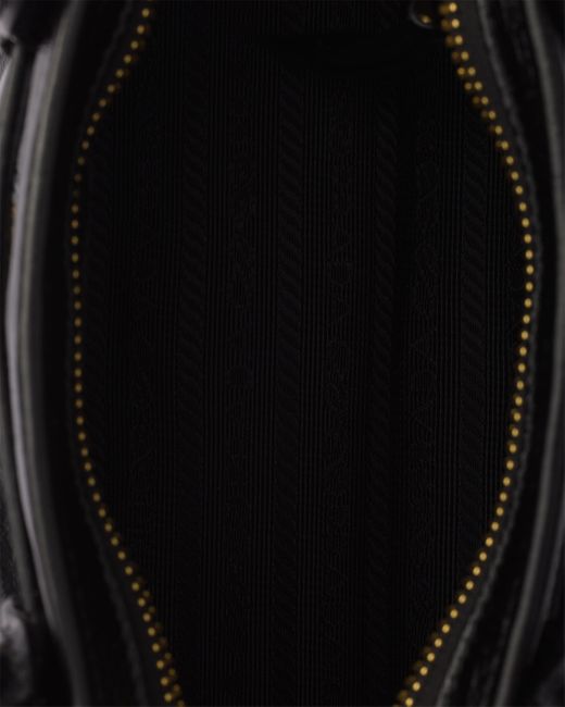 Borsa A Mano Bonnie Mini di Prada in Black