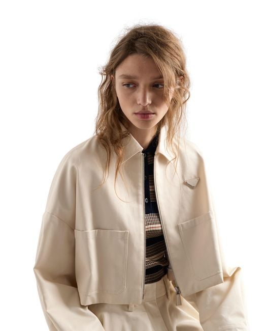 Prada Natural Chino Blouson Jacket