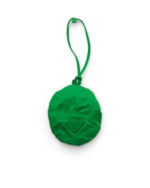 Prada Green Foldable Re-Nylon Bucket Hat