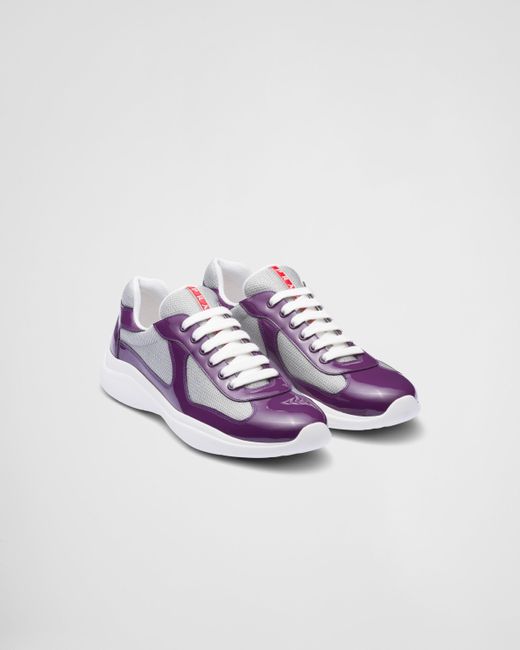 Prada Purple America's Cup Sneaker for men