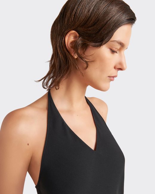 Prada Sablé Dress in Black | Lyst
