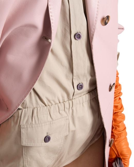 Prada White Poplin Shorts
