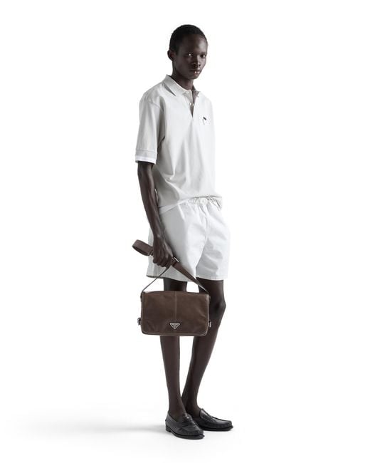 Borsa A Tracolla di Prada in Brown da Uomo