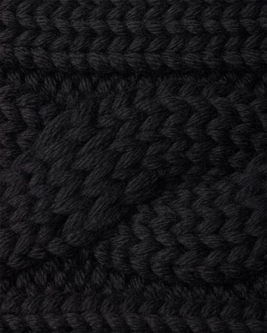 Prada Black Wool Headband