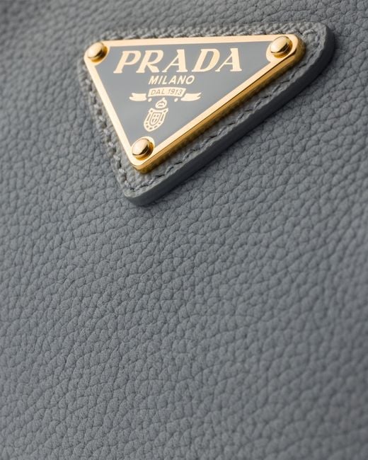Prada Gray Re-Edition 2005 Nubuck And Saffiano Leather Mini-Bag