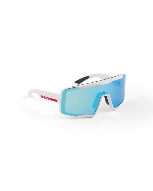Prada Blue Linea Rossa Active Sunglasses for men