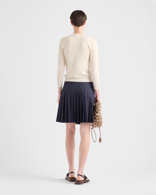Maglia Cardigan di Prada in White