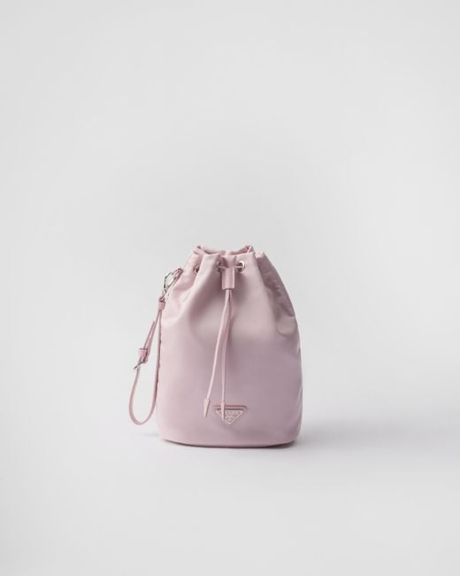 Prada Pink Pouch Aus Re-Nylon