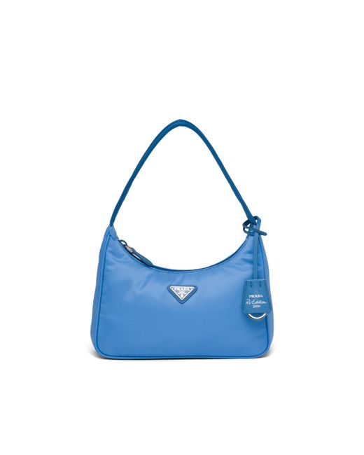 Prada Blue Re-edition 2000 Nylon Mini Bag