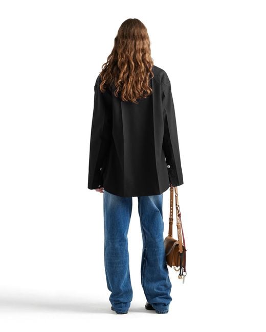 Pantalones Vaqueros Con Pernera Ancha, Mujer, Talla Prada de color Blue