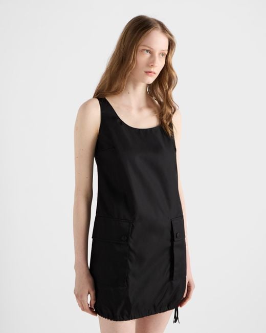 Prada Black Sleeveless Re-Nylon Dress