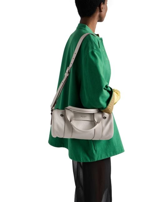 Prada Multicolor Route Large Leather Top-Handle Bag