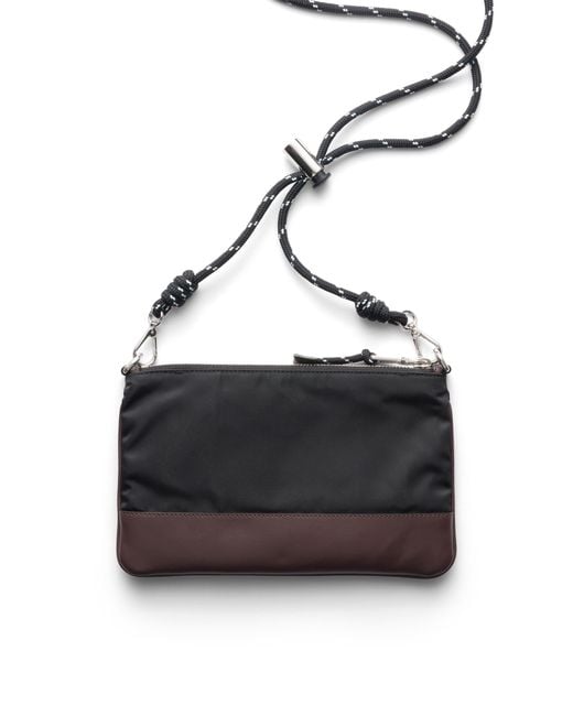 Prada Black Speedrock Re-Nylon Phone Pouch for men