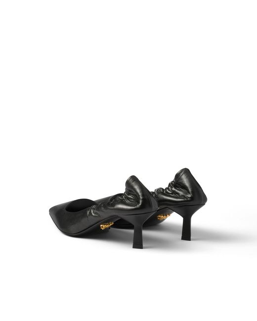 Prada Black Leather Pumps