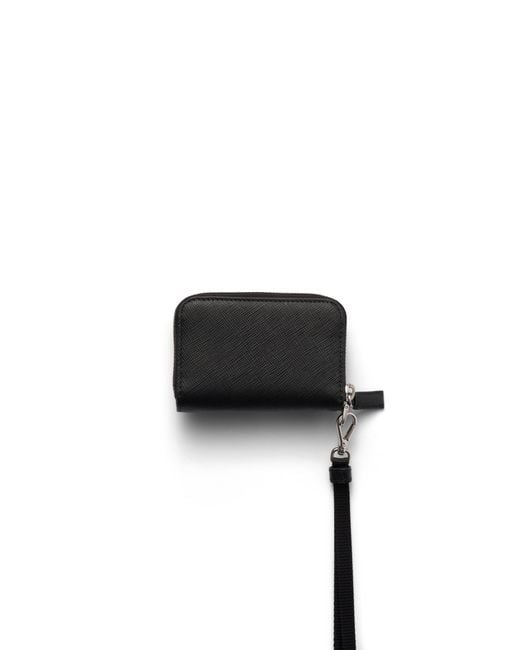 Portamonete di Prada in Black da Uomo