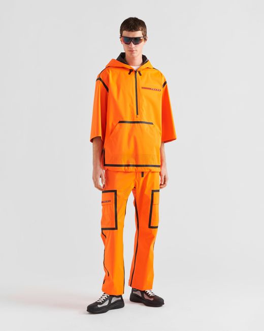 Prada Hose Aus Extreme-tex Light in Orange für Herren