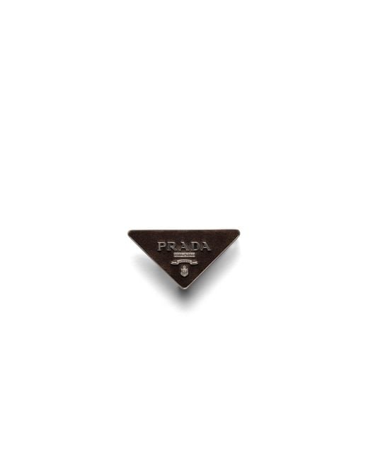 Prada White Buckle For Suede Belt Strap for men