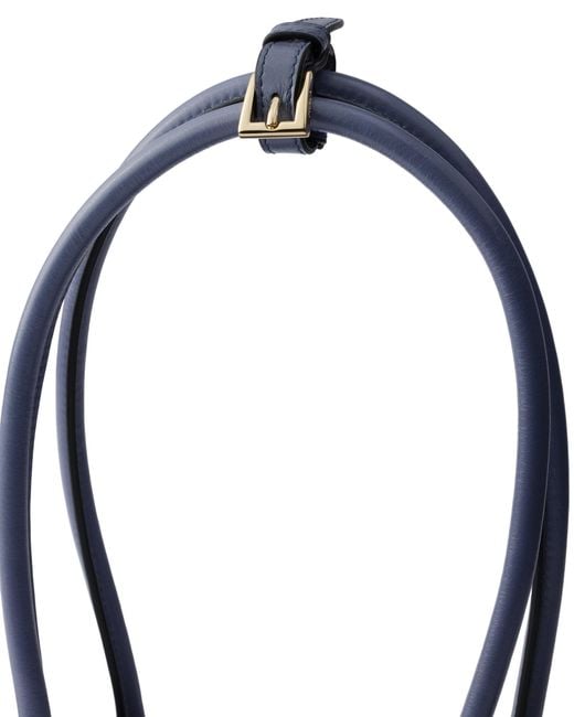 Prada Blue Bonnie Medium Leather Handbag