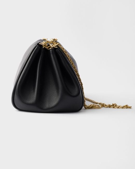 Prada Black Kleine Tumulte Tasche Aus Nappa-Leder