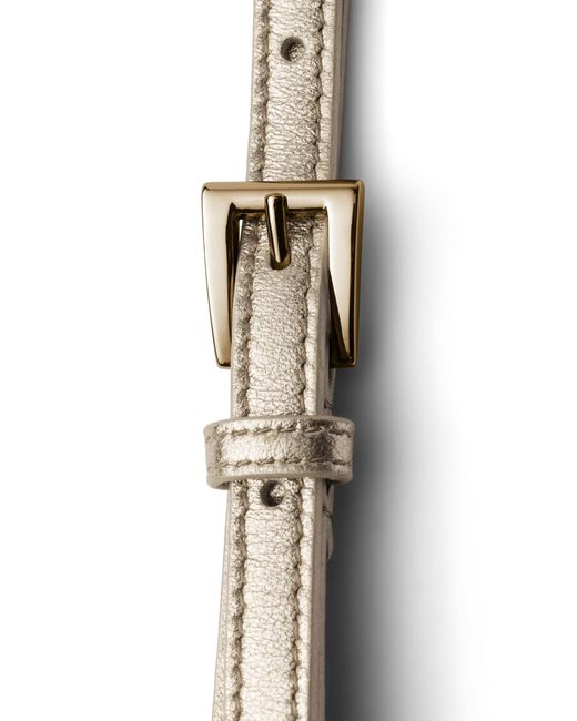 Prada White Nappa Leather Belt