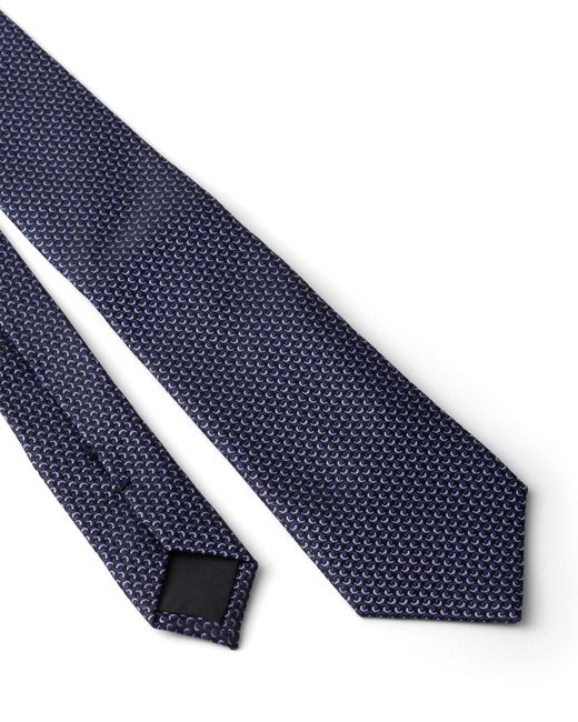 Prada Blue Silk Tie for men