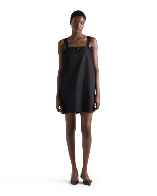 Prada Black Re-Nylon Mini-Dress