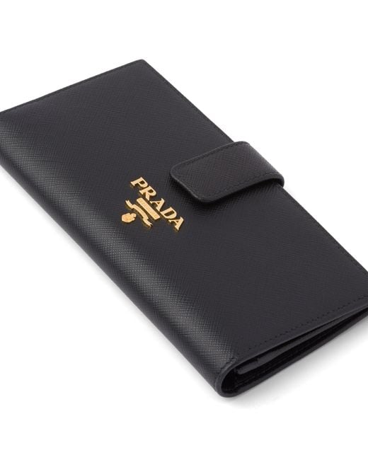 Prada Multicolor Large Saffiano Leather Wallet
