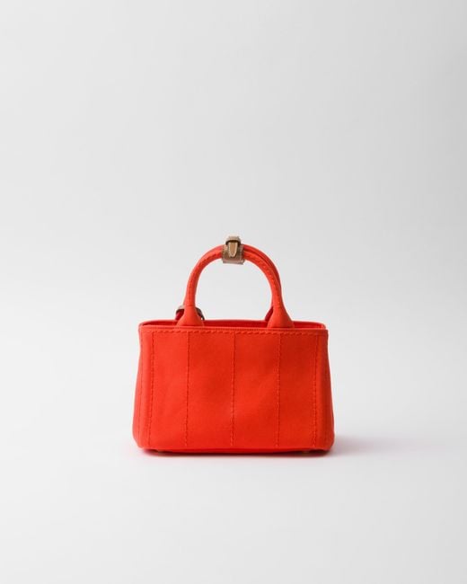 Borsa Jardinière Mini di Prada in Red