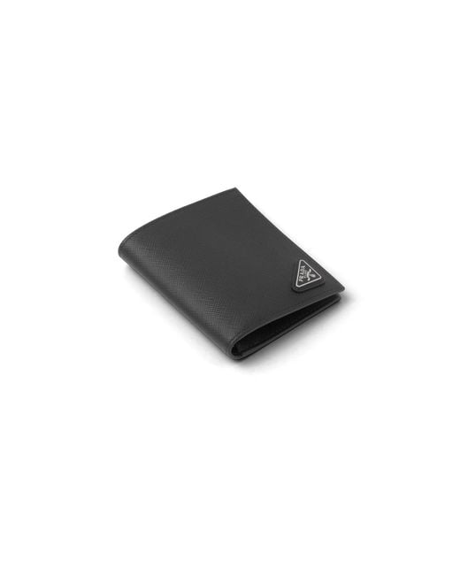 Prada Black Saffiano Leather Wallet for men