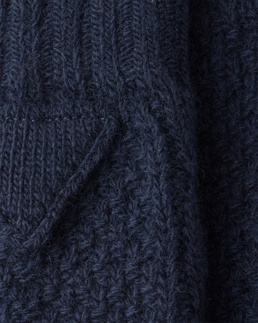 Prada Blue Wool And Cashmere Socks