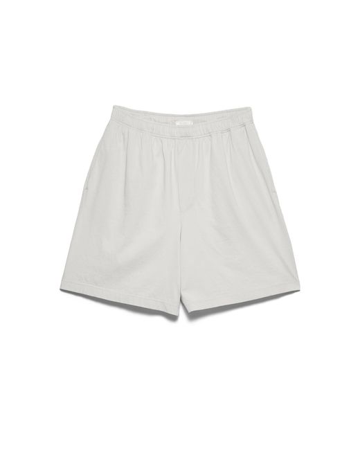 Prada White Cotton Shorts for men