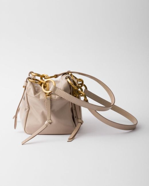 Bauletto Dangle Mini di Prada in Natural