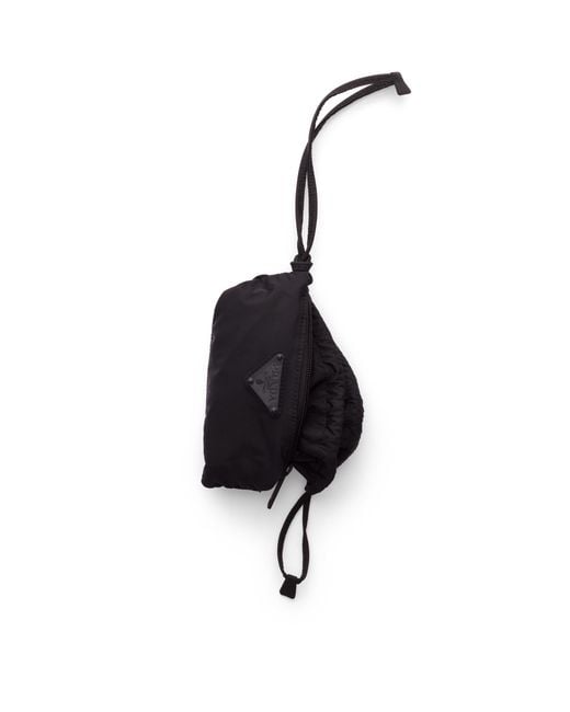 Prada Black Foldable Re-Nylon Pouch