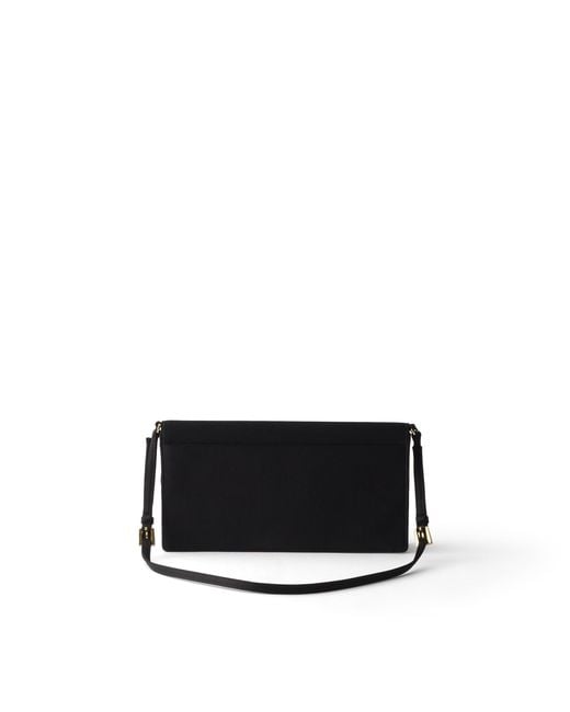 Prada Black Satin Mini Shoulder Bag