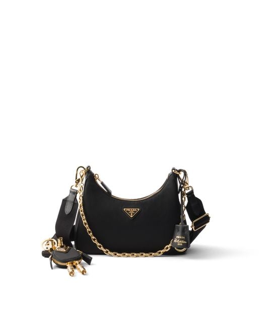 Borsa Re-Edition 2005 di Prada in Black