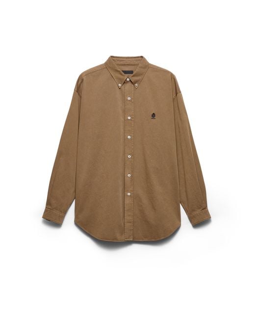 Prada Natural Cotton Shirt for men