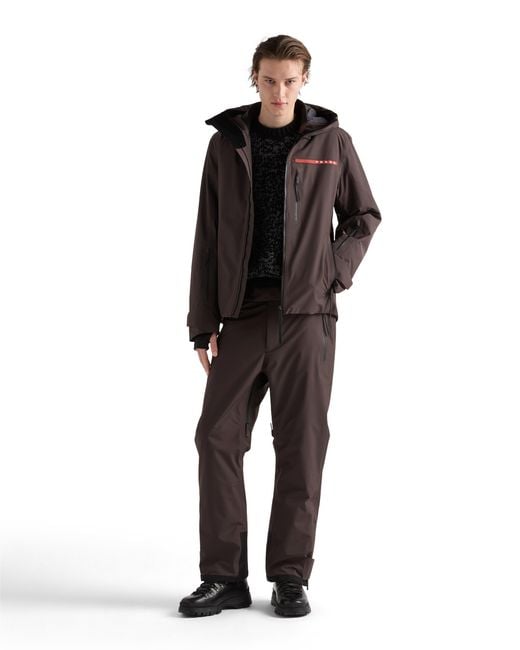 Pantaloni Da Sci di Prada in Brown da Uomo