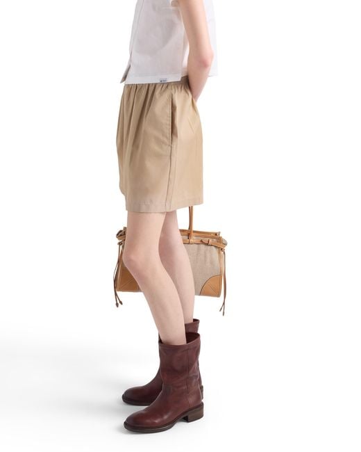 Prada Natural Washed Re-Nylon Shorts