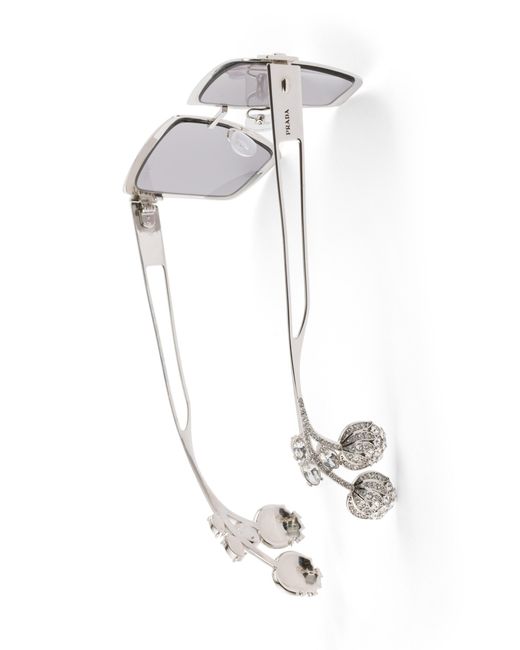 Prada White Runway Sunglasses