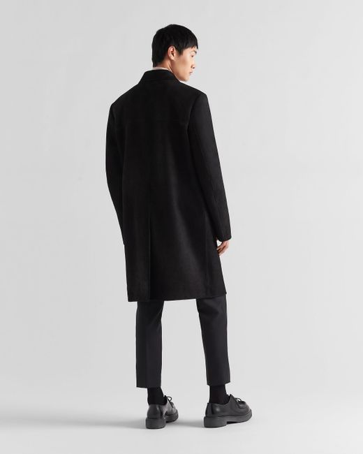 Prada Black Suede Coat for men